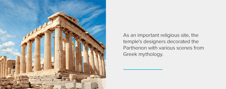 帕特农神庙的装饰意义